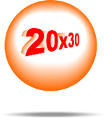 panfleto tamanho 20x30