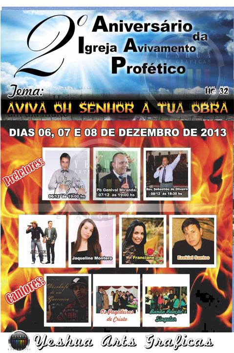 Banner para Congressos, Encontro de louvor, Festividades para Igreja