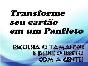 Panfleto Dentista - odontologia