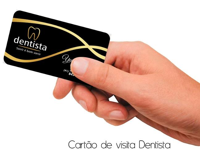 cartão de visita dentista - Odontologia